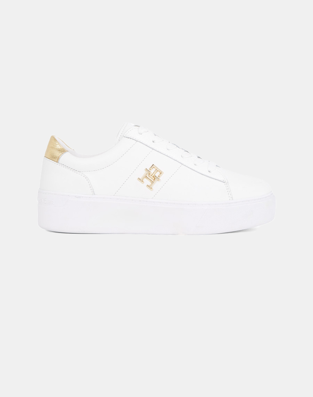 TOMMY HILFIGER PLATFORM COURT SNEAKER METALLICS
