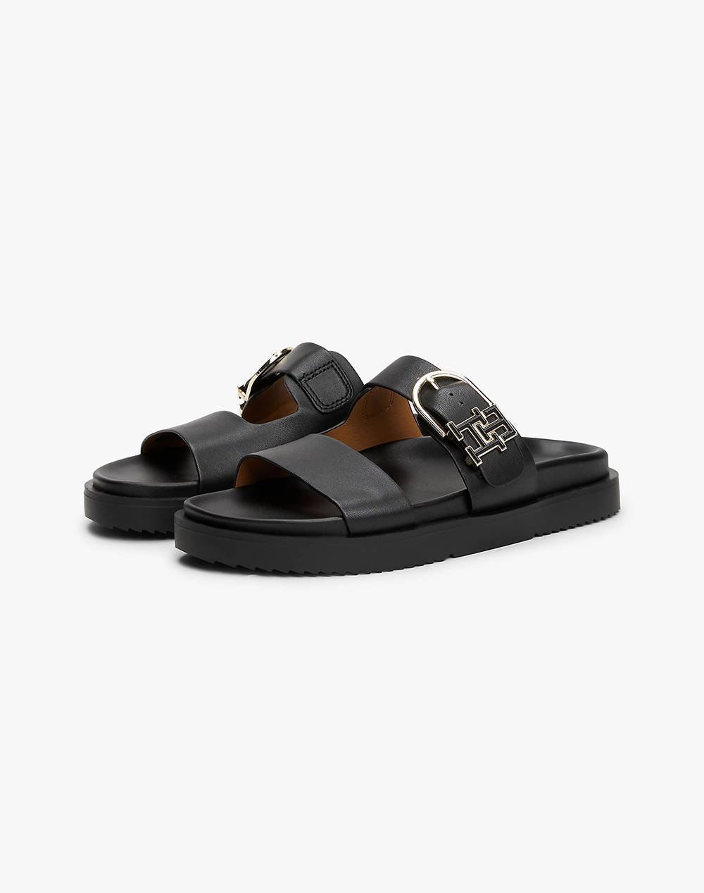 TOMMY HILFIGER LEATHER SPORTY MULE