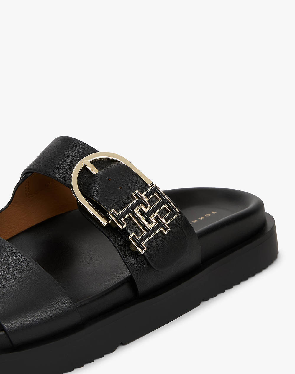 TOMMY HILFIGER LEATHER SPORTY MULE