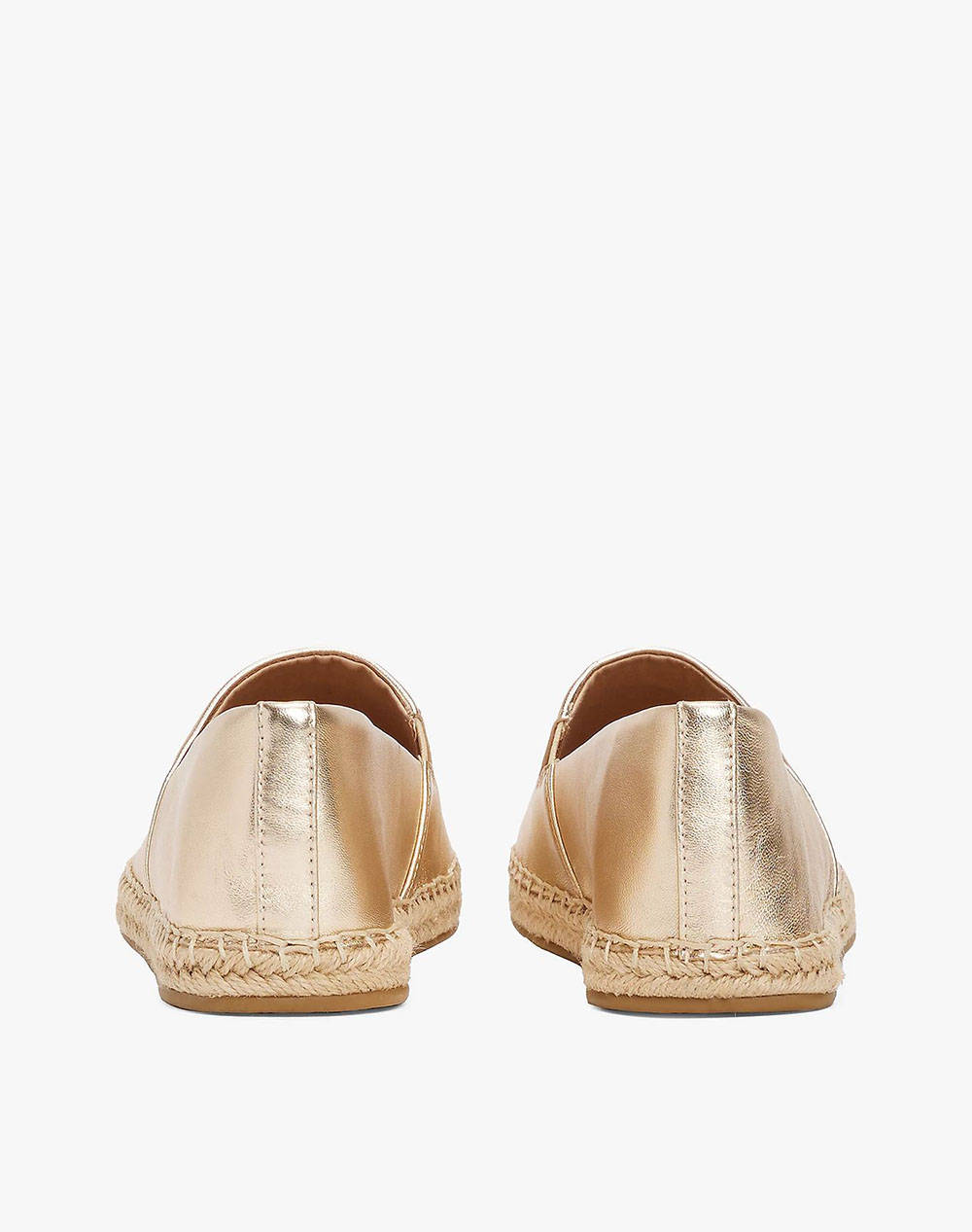 TOMMY HILFIGER TH LOGO METALLIC LEATHER ESPAD