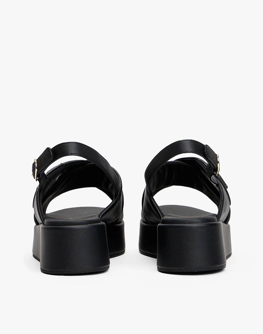 TOMMY HILFIGER TH LOGO HW PADDED LEATHER SANDAL