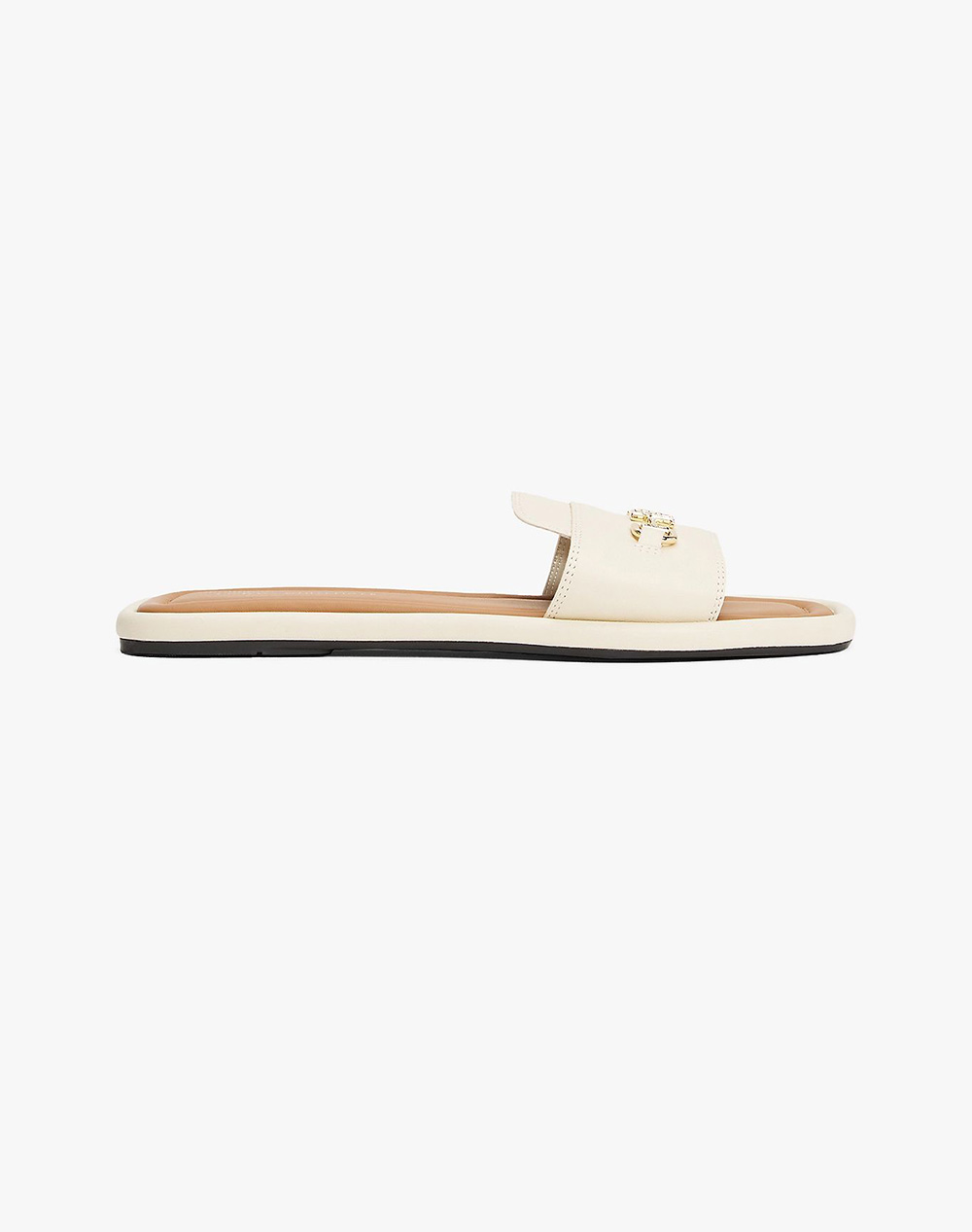 TOMMY HILFIGER LEATHER HORSEBIT MULE