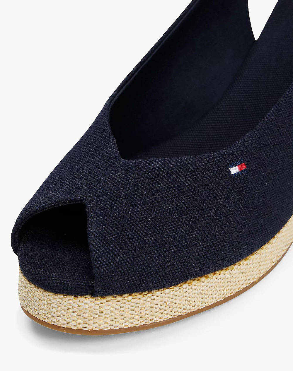 TOMMY HILFIGER FLAG MID WEDGE ESPAD SLINGBACK