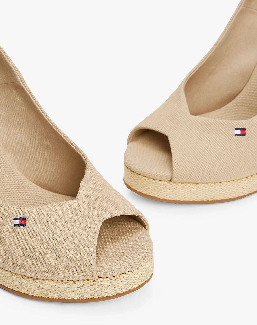 TOMMY HILFIGER FLAG HIGH WEDGE ESPAD SLINGBACK