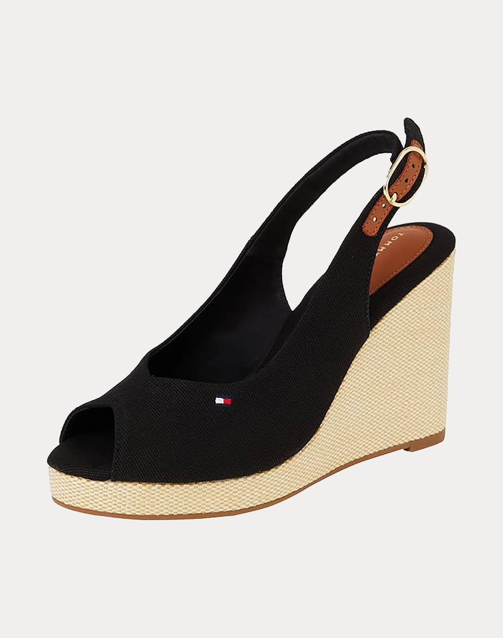 TOMMY HILFIGER FLAG HIGH WEDGE ESPAD SLINGBACK