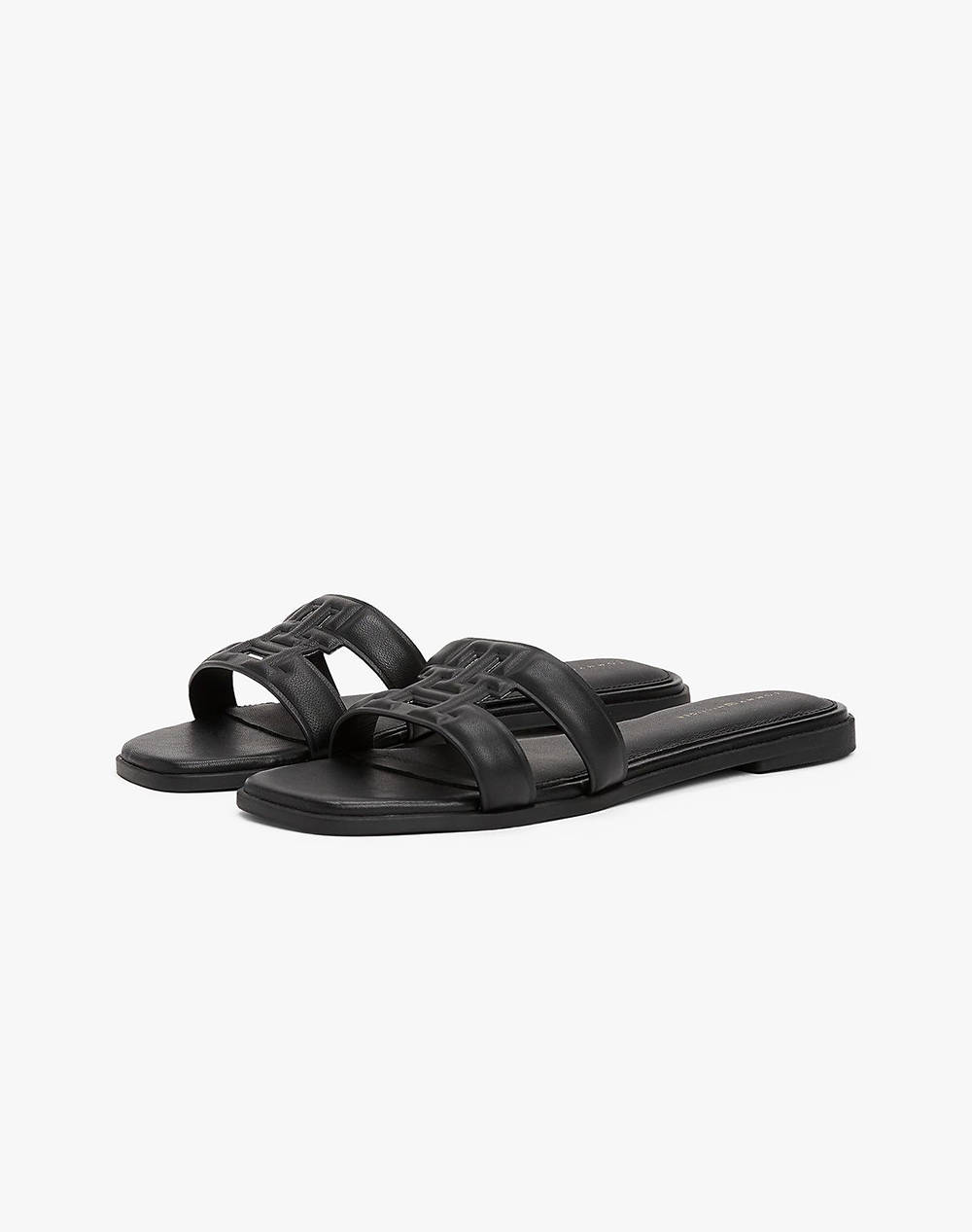 TOMMY HILFIGER TH LOGO STRAP MULE