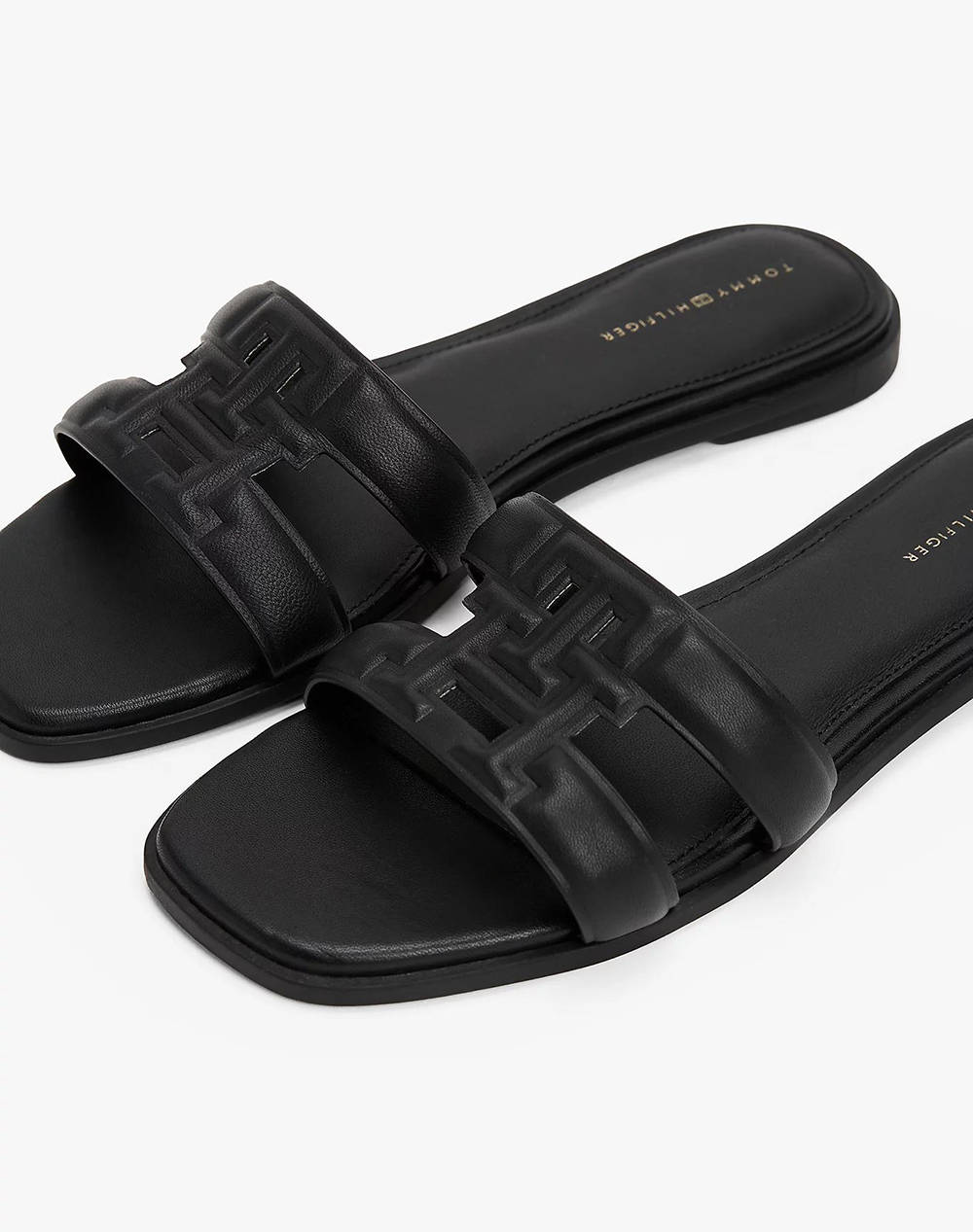 TOMMY HILFIGER TH LOGO STRAP MULE