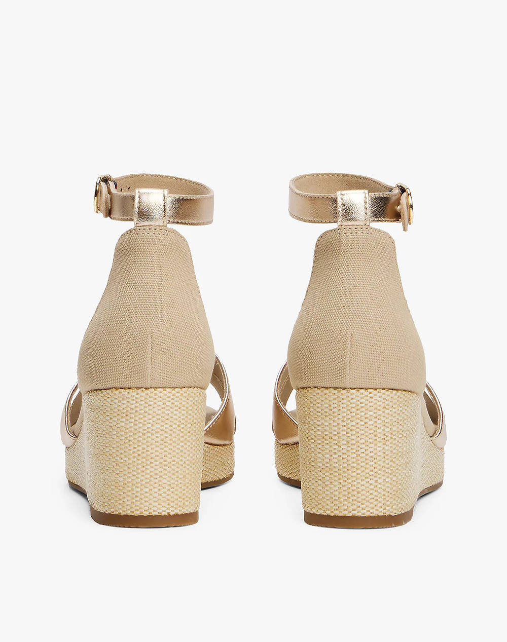 TOMMY HILFIGER FLAG METALLIC MID WEDGE ESPAD