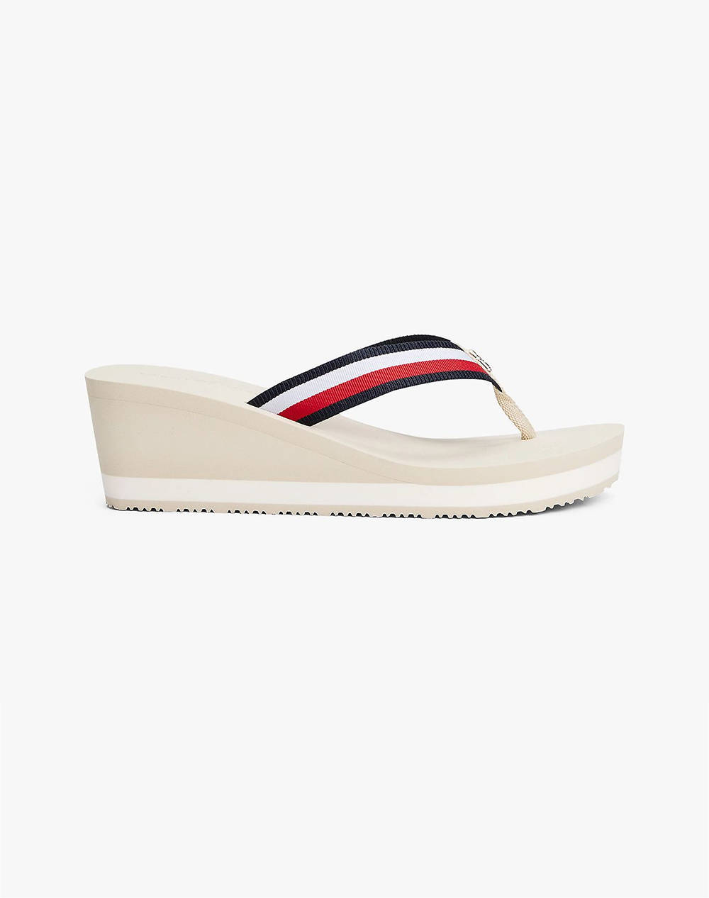 TOMMY HILFIGER TH CORPORATE WEDGE BEACH SANDAL