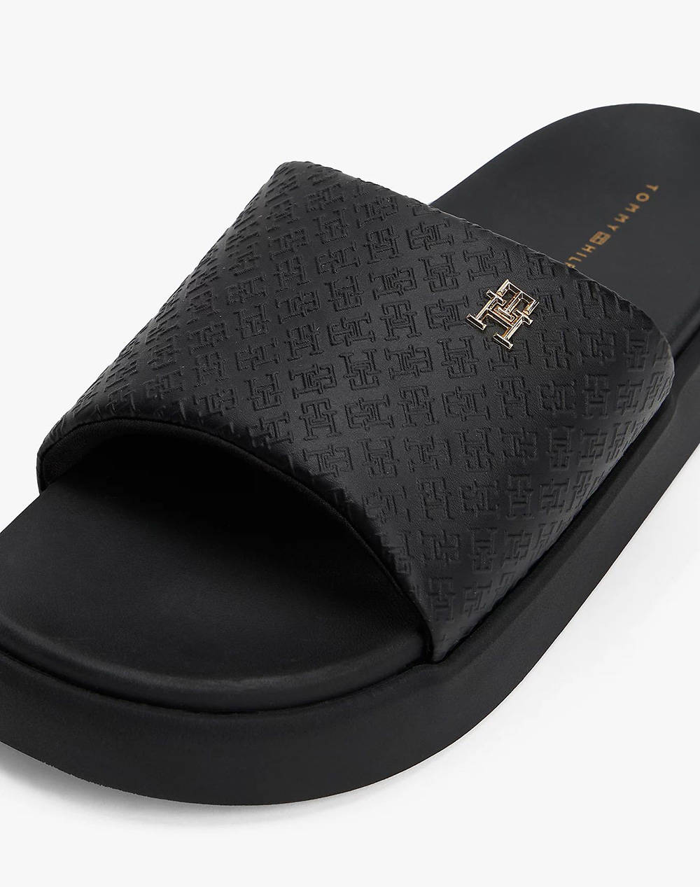 TOMMY HILFIGER PLATFORM MONOGRAM POOLSLIDE