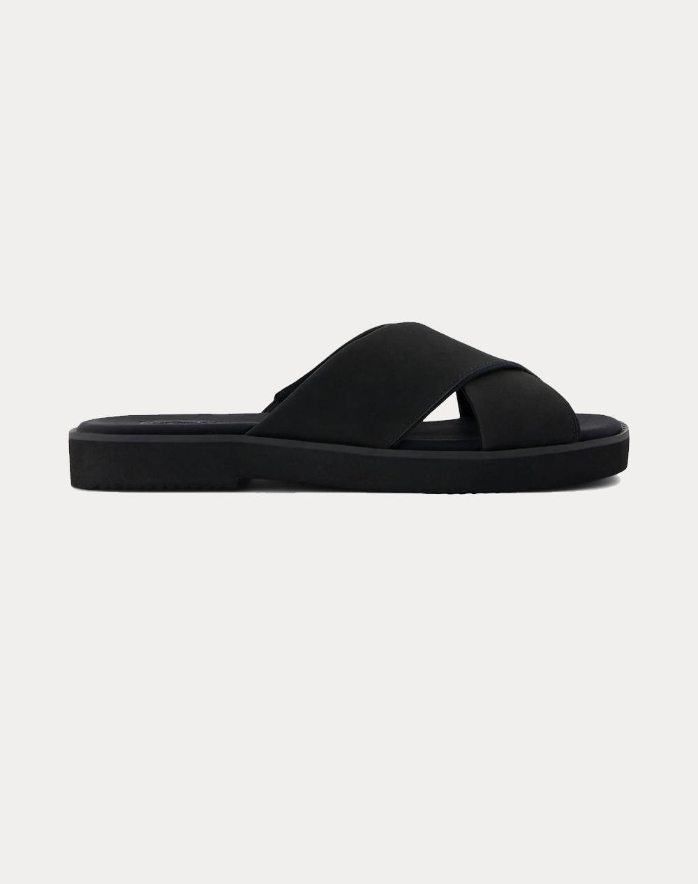 TOMS BLK LEATHER WM MAECRS SAND