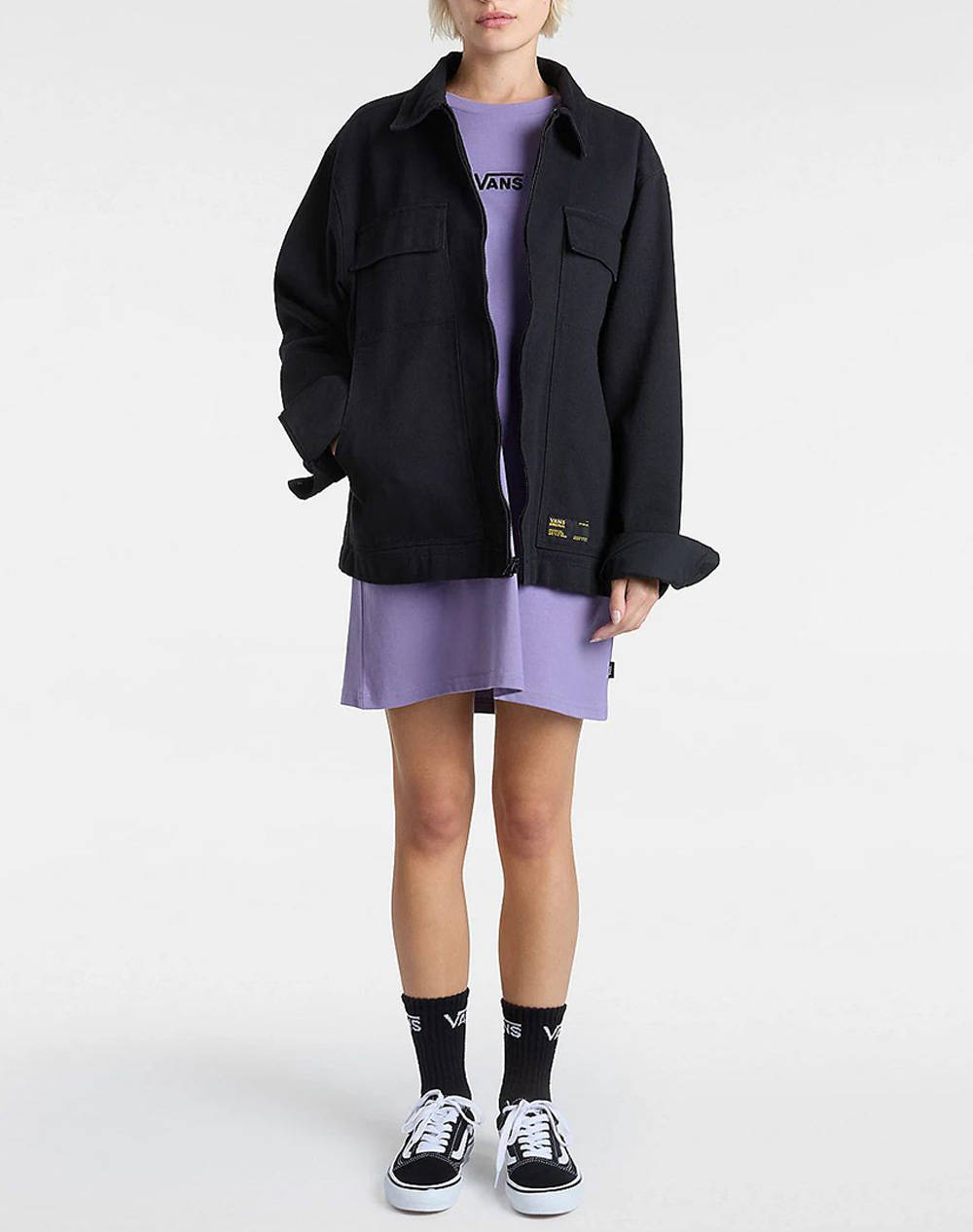 VANS CENTER VEE TEE DRESS
