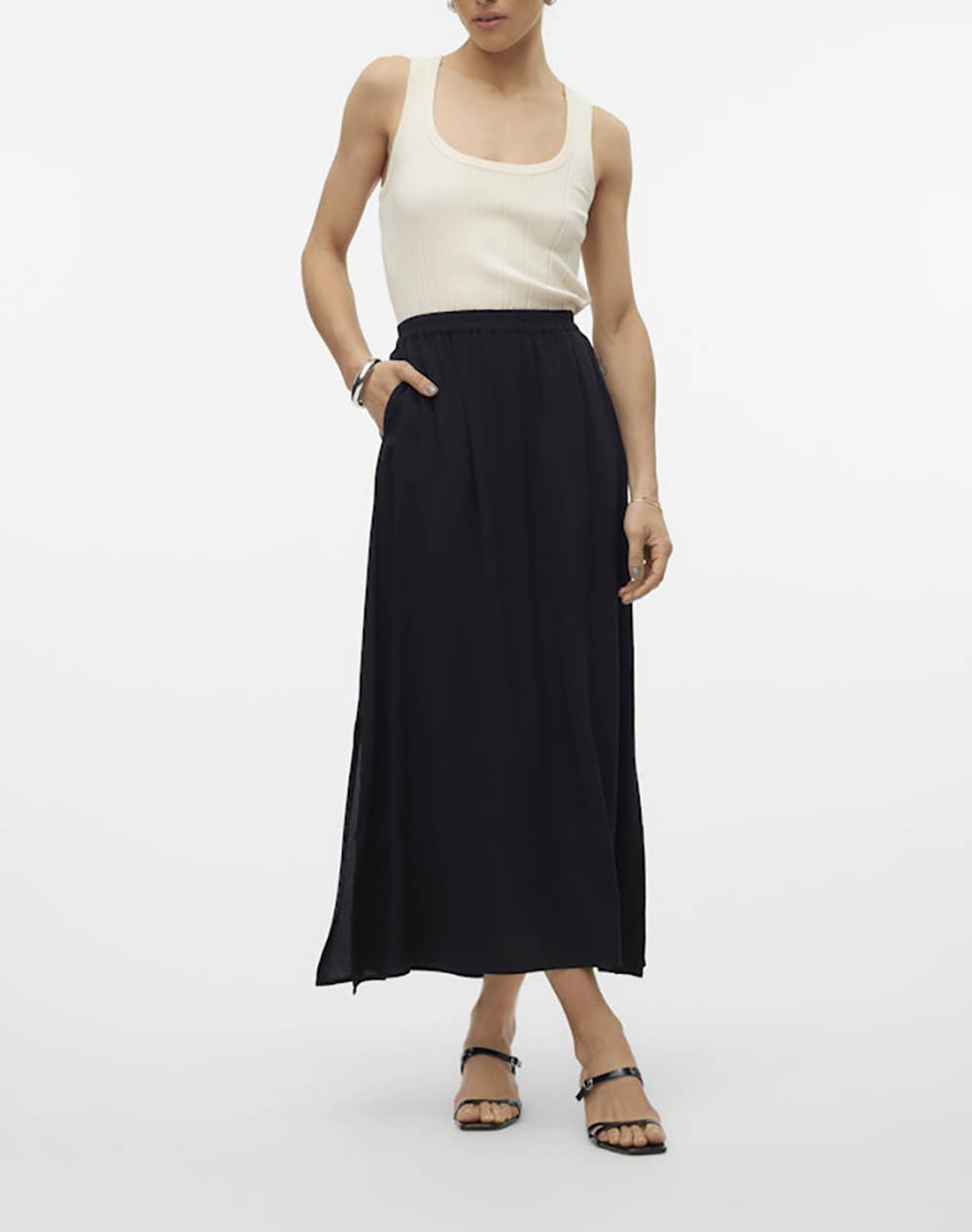 VERO MODA VMEASY JOY MAXI SLIT SKIRT WVN GA