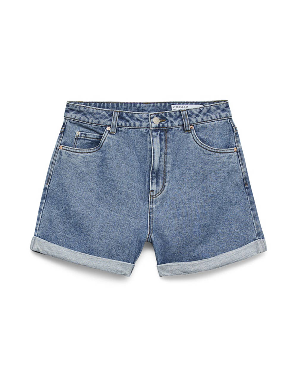 VERO MODA VMZURI HR LOOSE DENIM SHORTS MIX GA NOOS