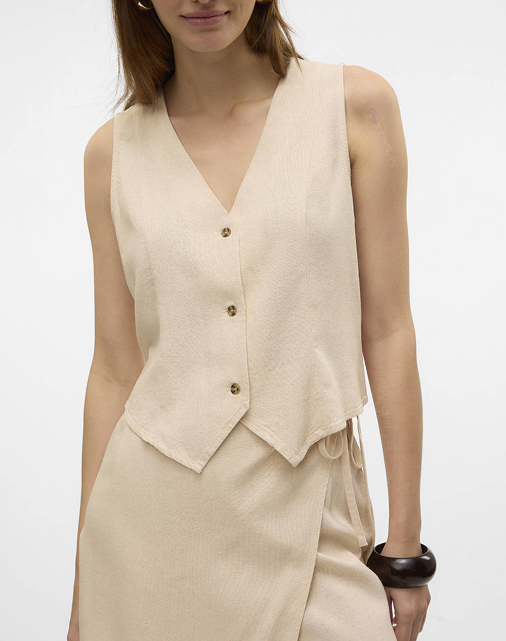 VERO MODA VMMYMILO S/L WAISTCOAT WVN GA