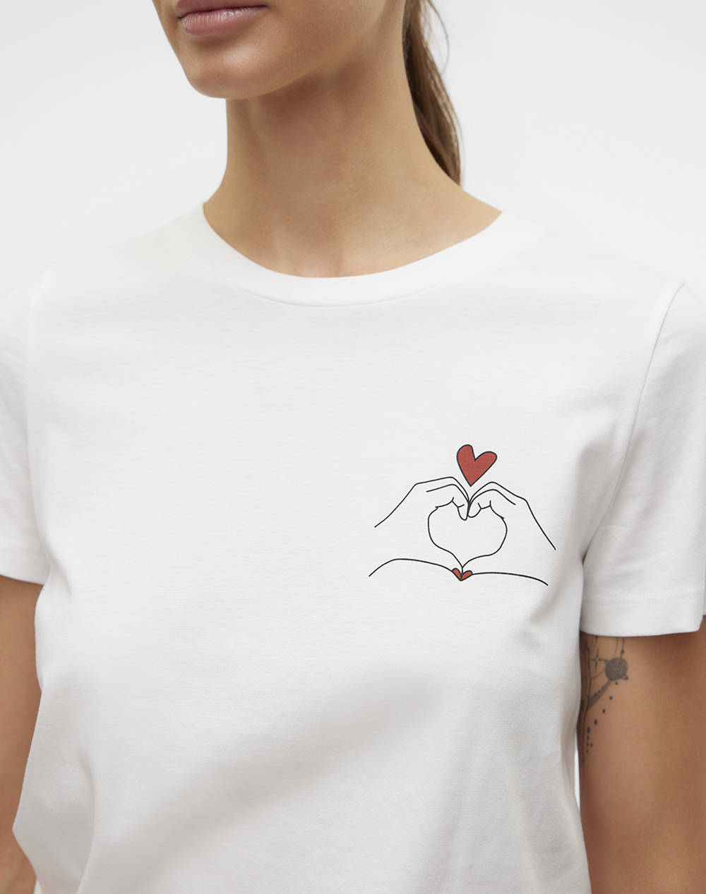 VERO MODA VMVIVA S/S O-NECK T-SHIRT JRS BTQ GA