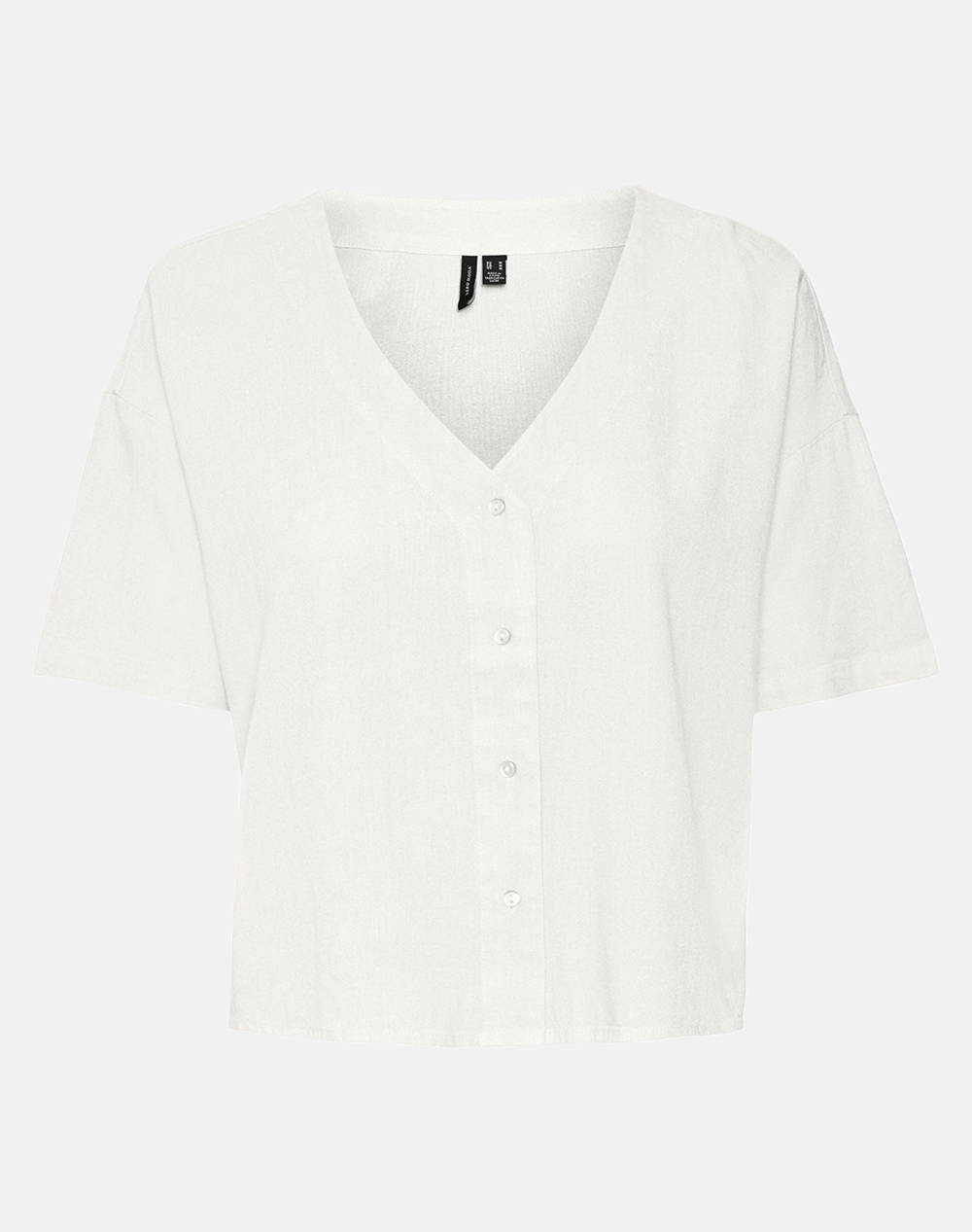 VERO MODA VMMYMILO 2/4 V-NECK SHIRT WVN GA