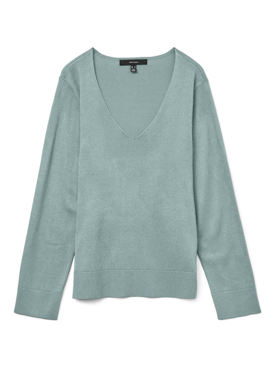 VERO MODA VMSILJE LS V-NECK PULLOVER GA NOOS