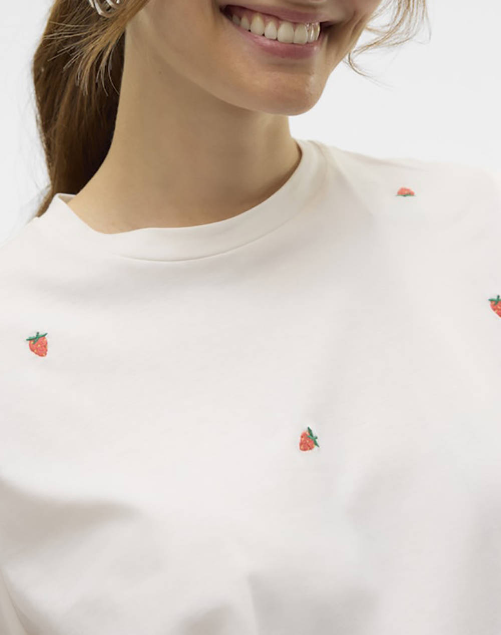 VERO MODA VMSOLVEI METTE SS TOP BOX JRS SPE GA