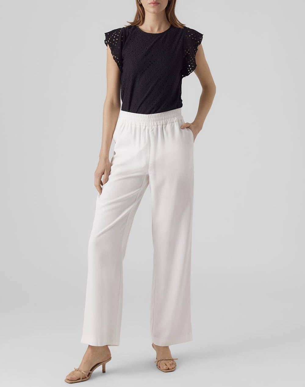 VERO MODA VMTASSA SL FRILL TOP NOOS