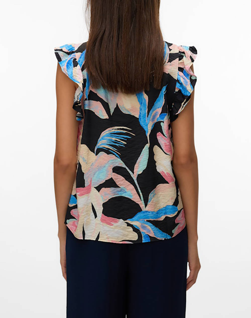 VERO MODA VMJOSIE SL V-NECK TOP WVN GA