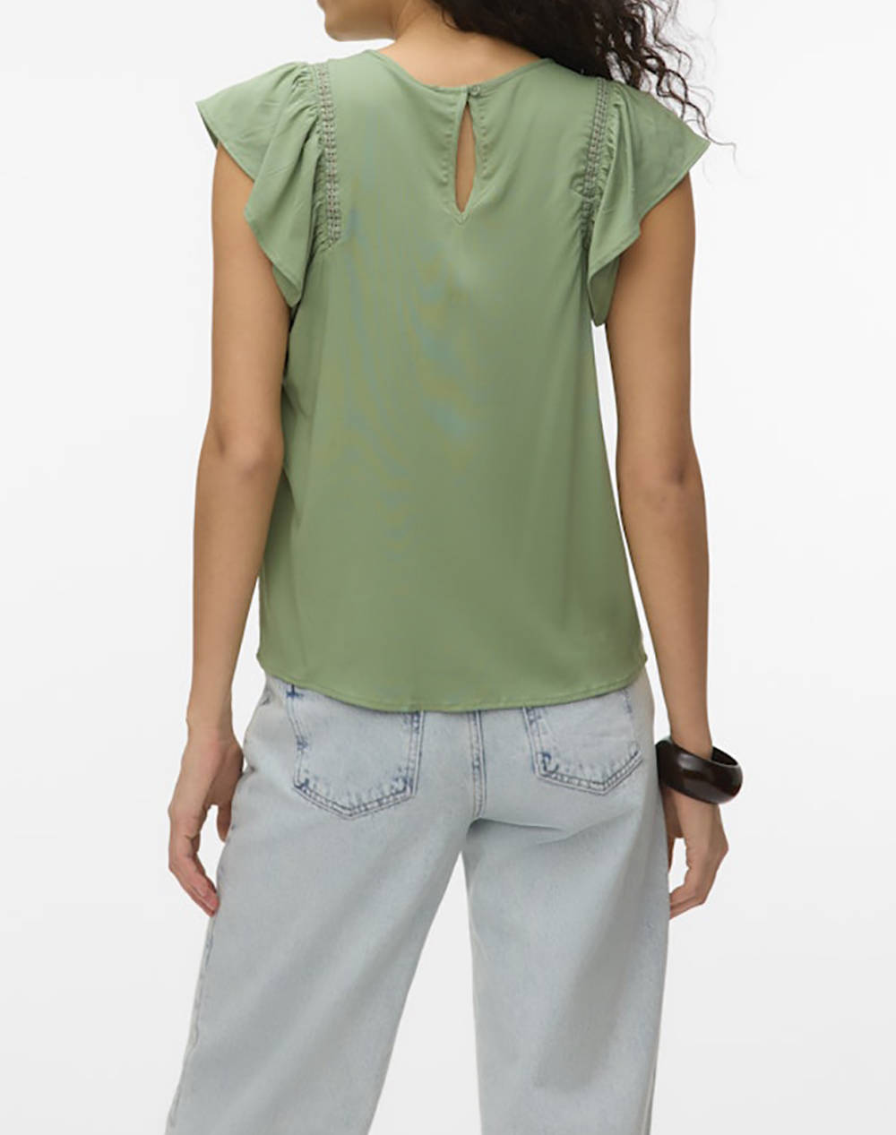 VERO MODA VMBELLA SS LACE TOP WVN GA NOOS