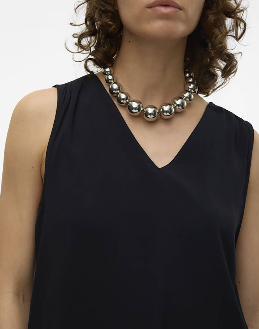 VERO MODA VMEASY JOY S/L V-NECK TOP WVN GA