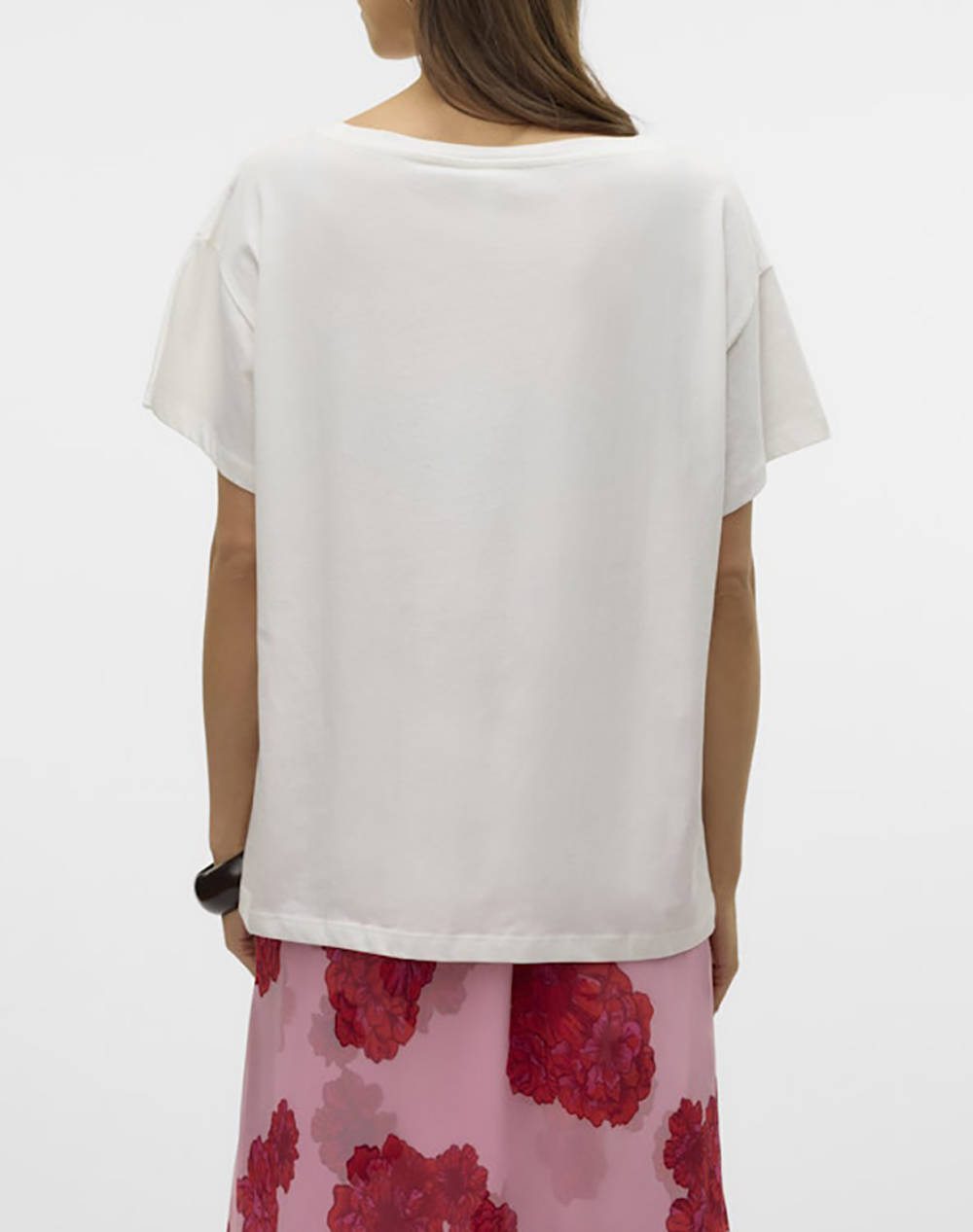 VERO MODA VMDINA S/S BOAT NECK TOP JRS BTQ GA