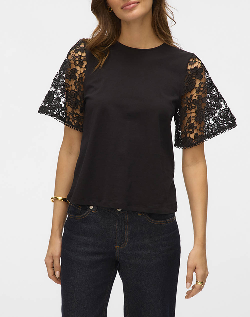 VERO MODA VMPANNA 2/4 TOP JRS