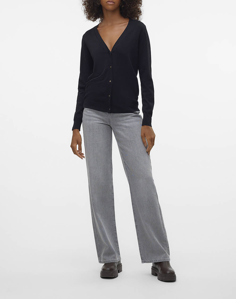 VERO MODA VMSILJE LS V-NECK CARDIGAN GA NOOS