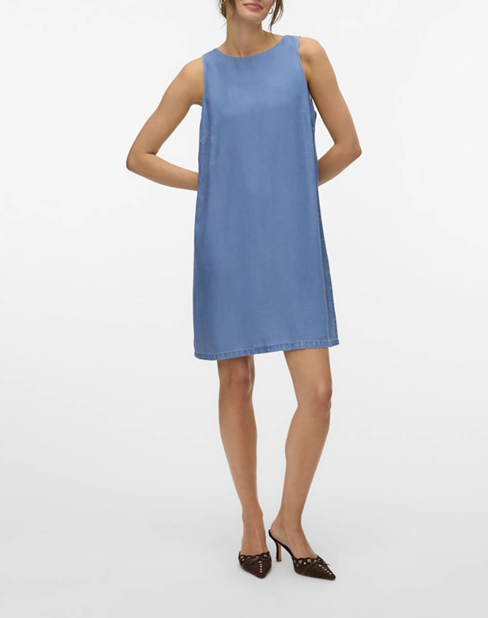 VERO MODA VMFLEUR SL SHORT TENCEL DRESS GA