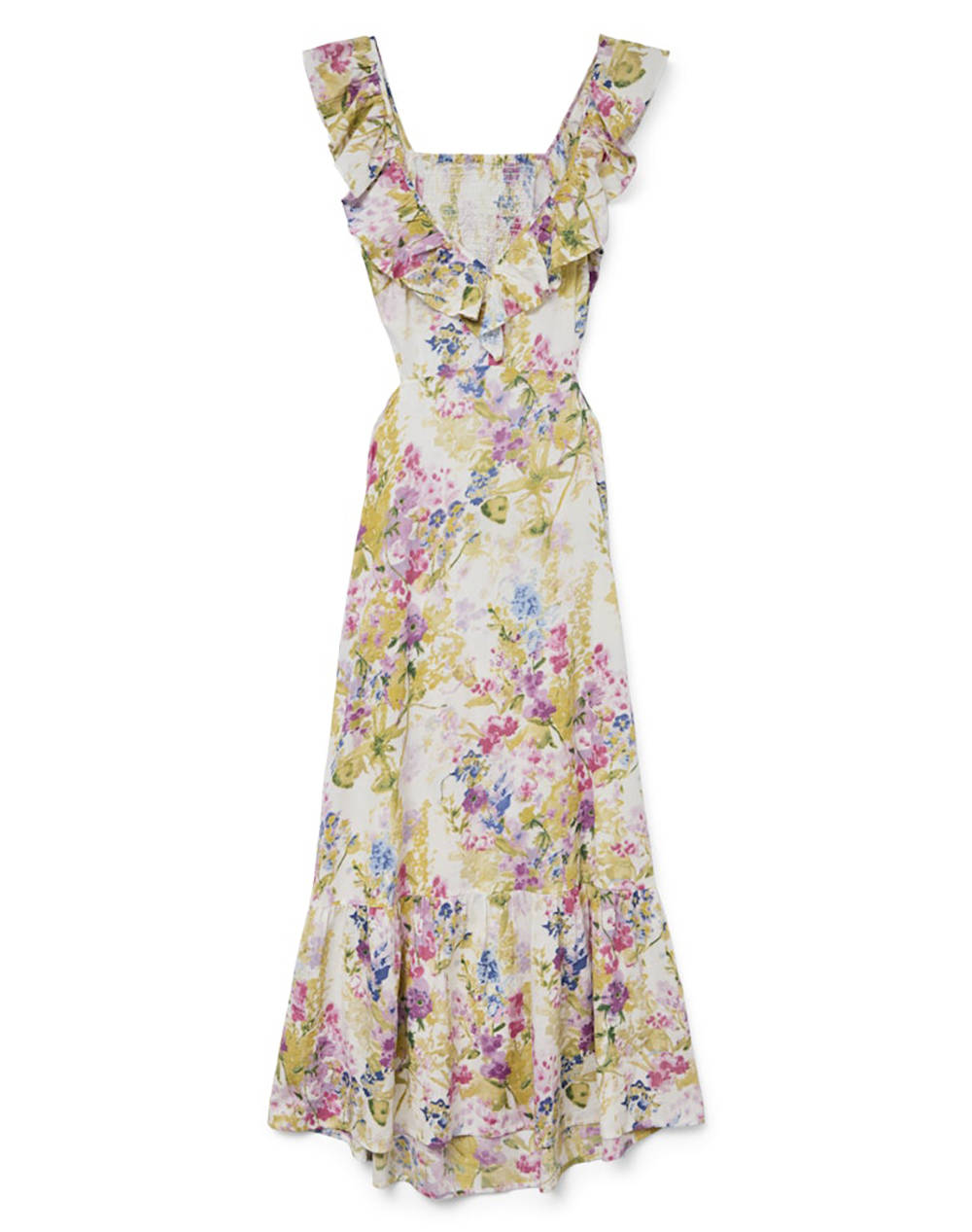 VERO MODA VMDICTHE S/L ANKLE DETAIL DRESS WVN GA