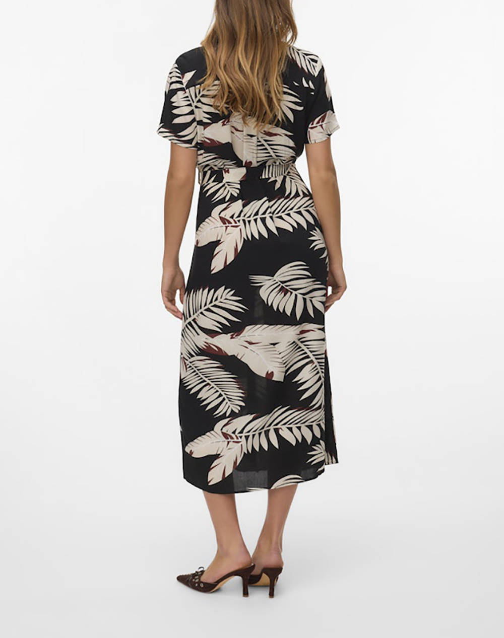 VERO MODA VMEASY JOY S/S LONG SHIRT DRESS WVN GA
