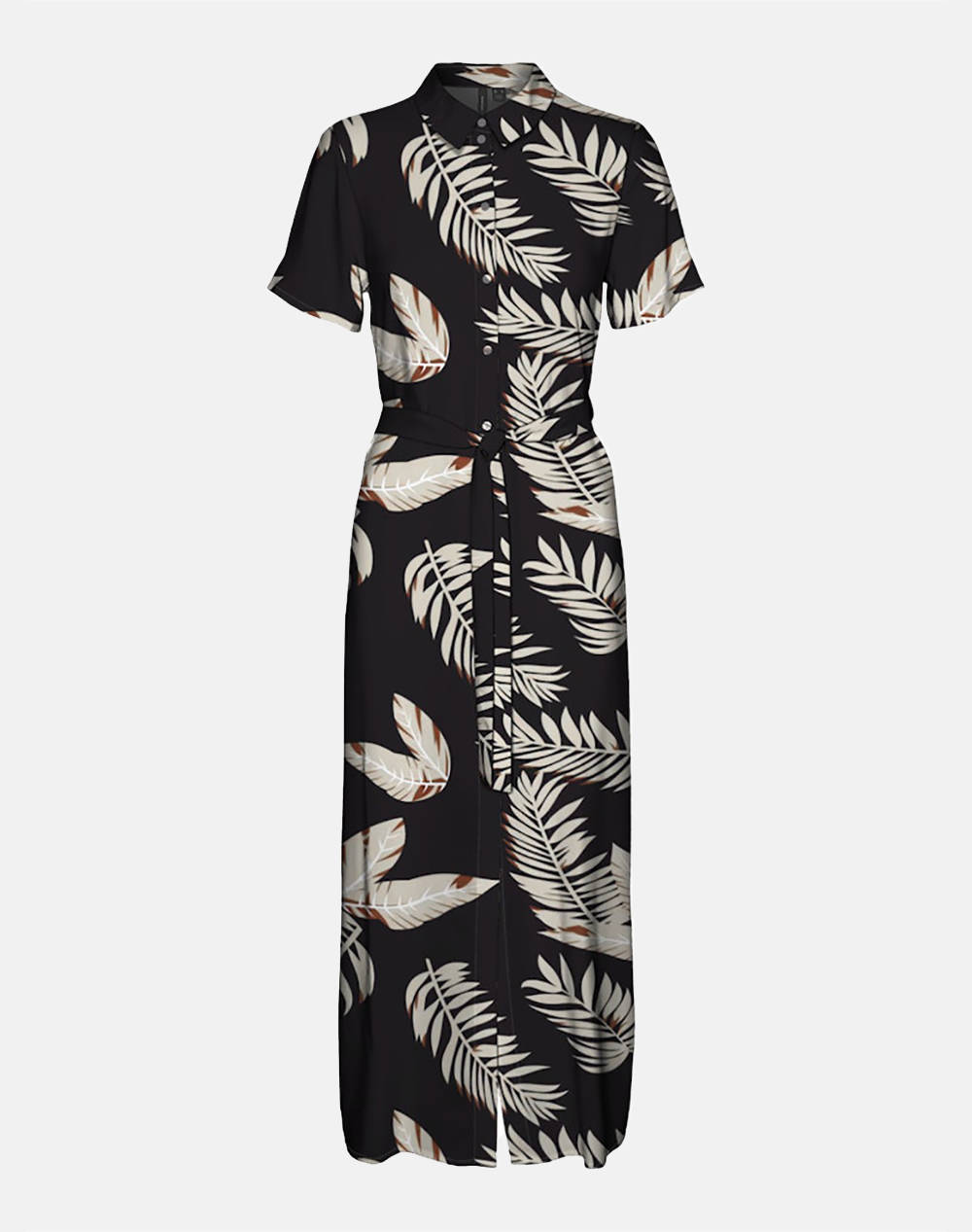 VERO MODA VMEASY JOY S/S LONG SHIRT DRESS WVN GA