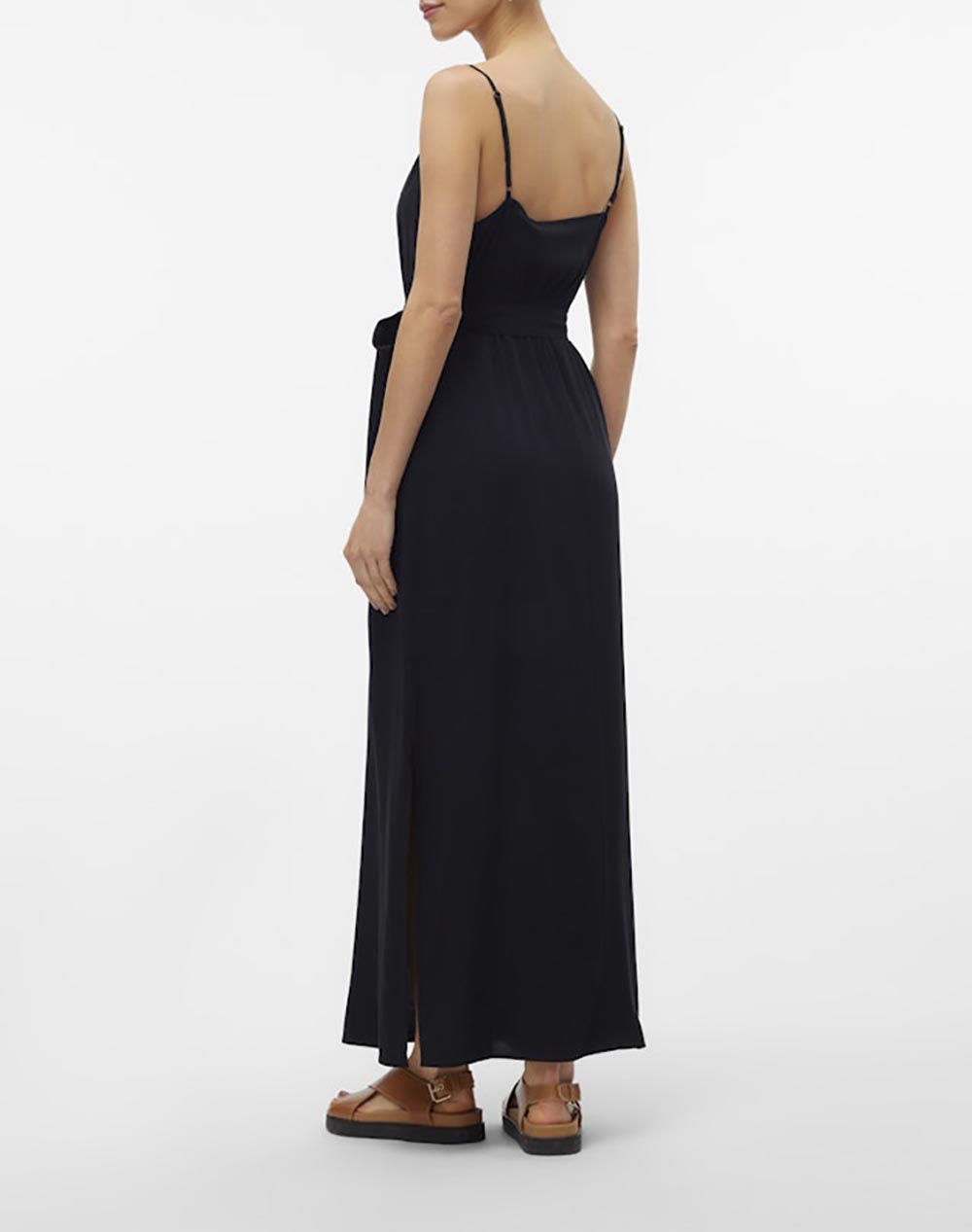 VERO MODA VMEASY JOY SLIT MAXI V-NECK DRESS WV GA