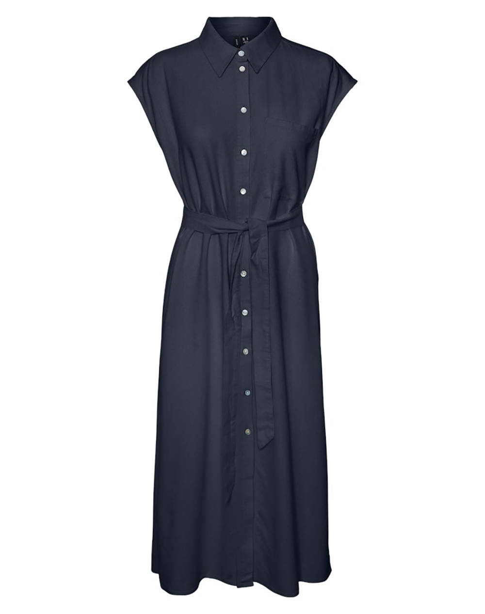 VERO MODA VMMYMILO SL CALF SHIRT DRESS WVN GA