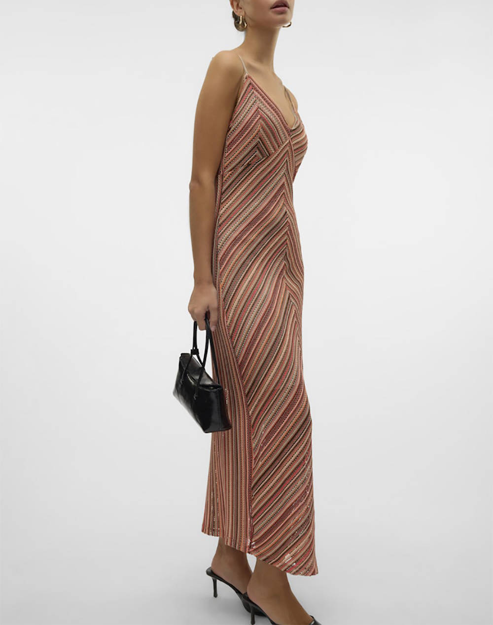 VERO MODA VMDEMI STRIPE 78 SINGLET DRESS JRS GA VO