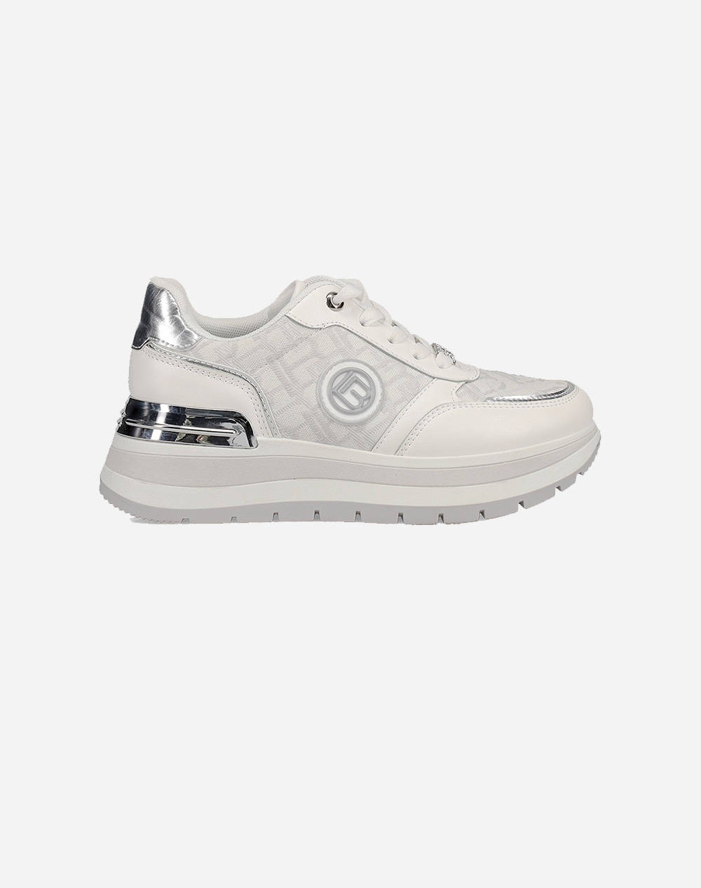 LAURA BIAGIOTTI 8917 SHOES. CASUAL LOGO WHITE