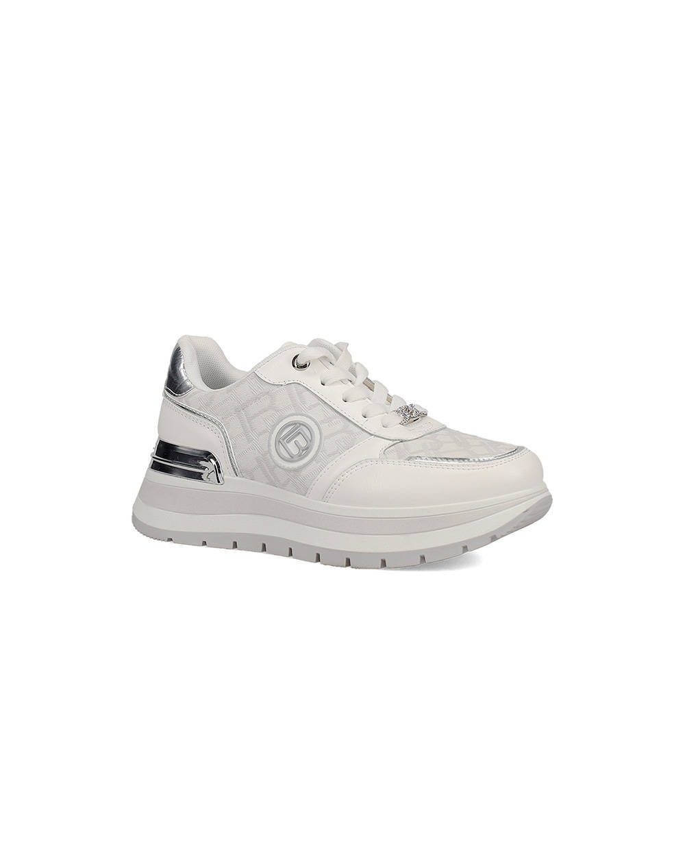 LAURA BIAGIOTTI 8917 SHOES. CASUAL LOGO WHITE