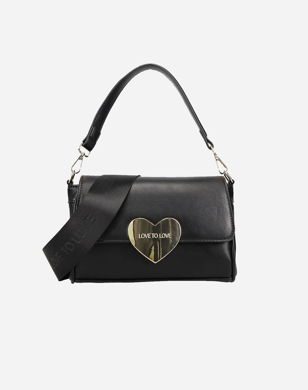 LOVE TO LOVE by GAI MATTIOLO LTL16 ЧАНТА BLACK