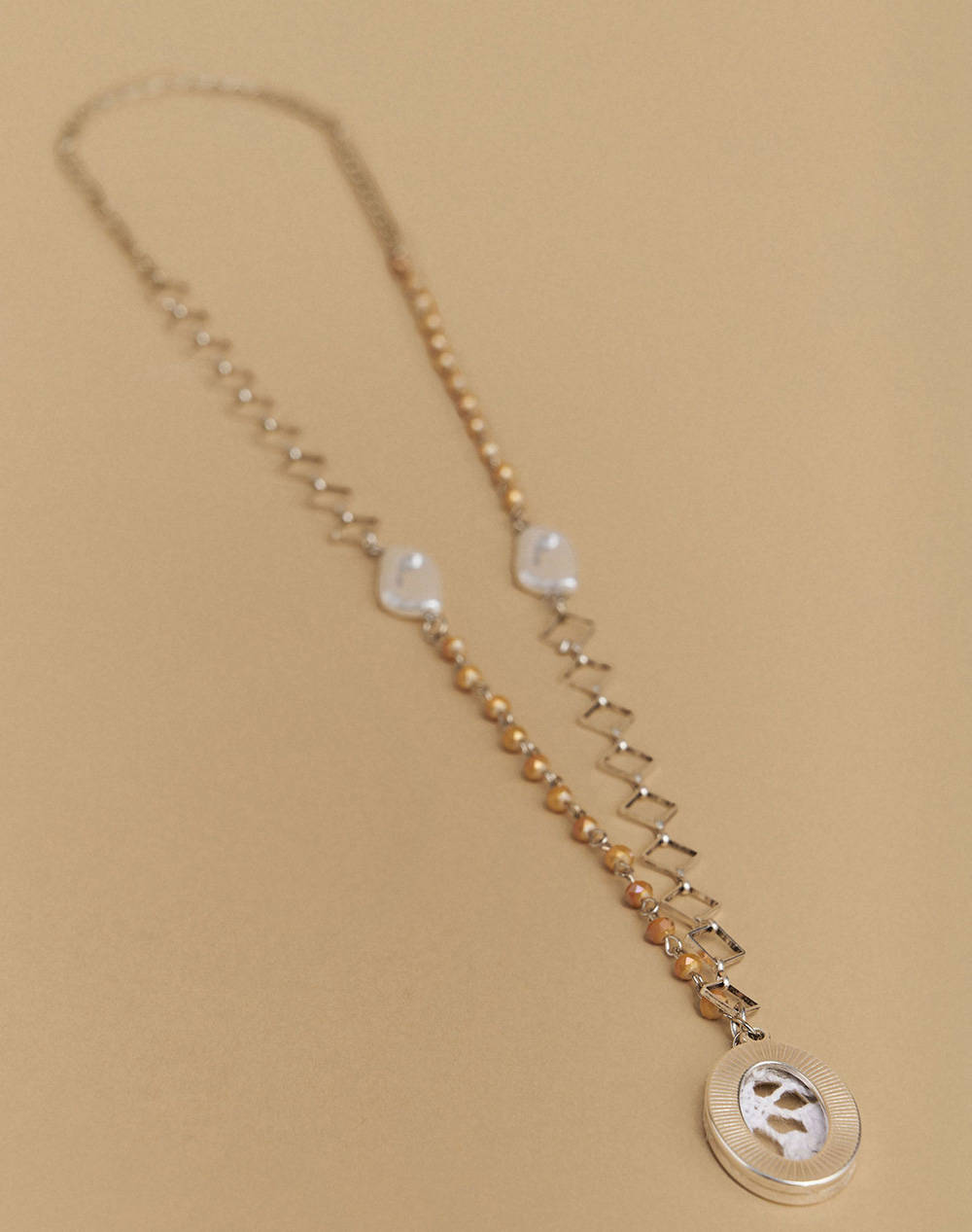 ATTRATTIVO METAL NECKLACE, SYNTHETIC