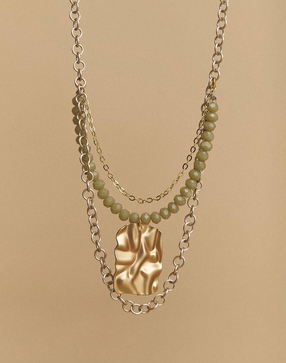 ATTRATTIVO METAL NECKLACE, SYNTHETIC