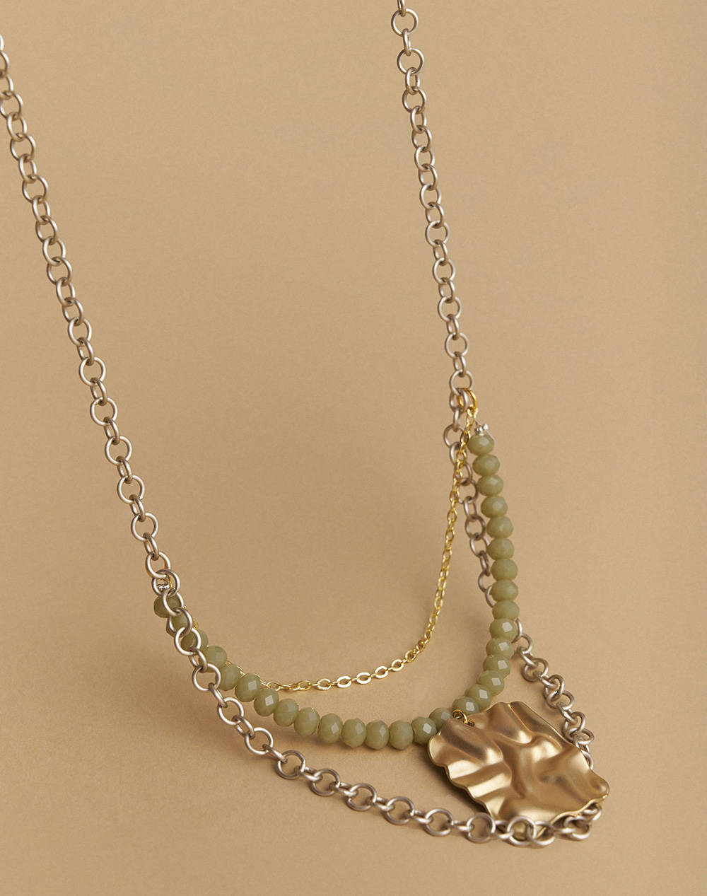 ATTRATTIVO METAL NECKLACE, SYNTHETIC