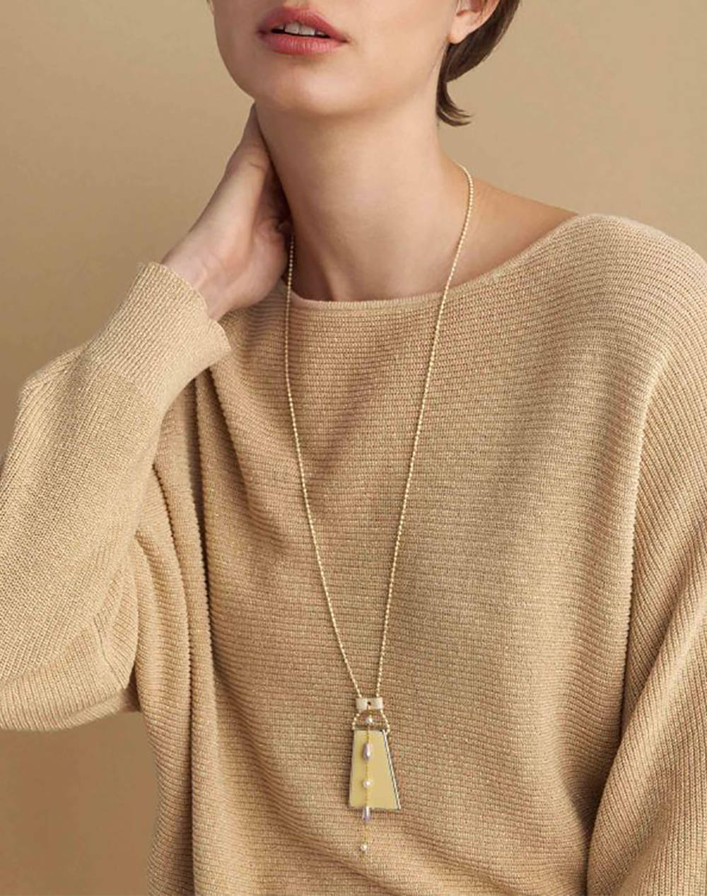 ATTRATTIVO METAL NECKLACE, SYNTHETIC