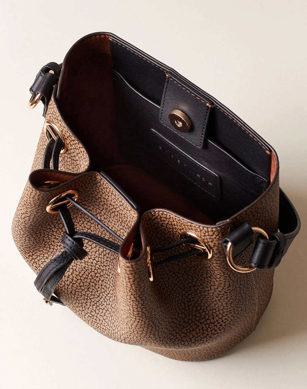 BORBONESE BUCKET BAG (Размери: 20 х 21 х 13см)