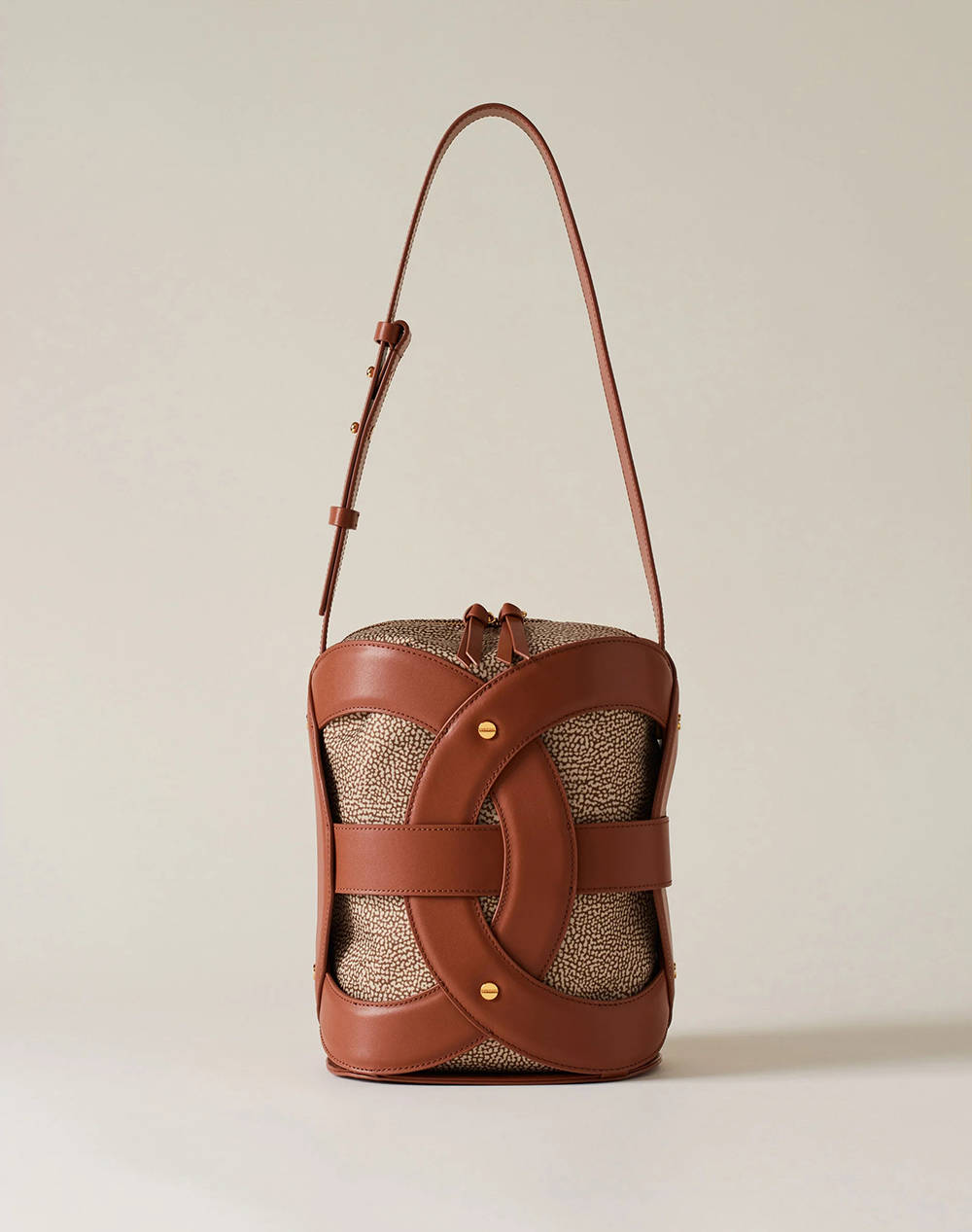 BORBONESE BUCKET BAG (Размери: 25,5 х 21 х 15см)