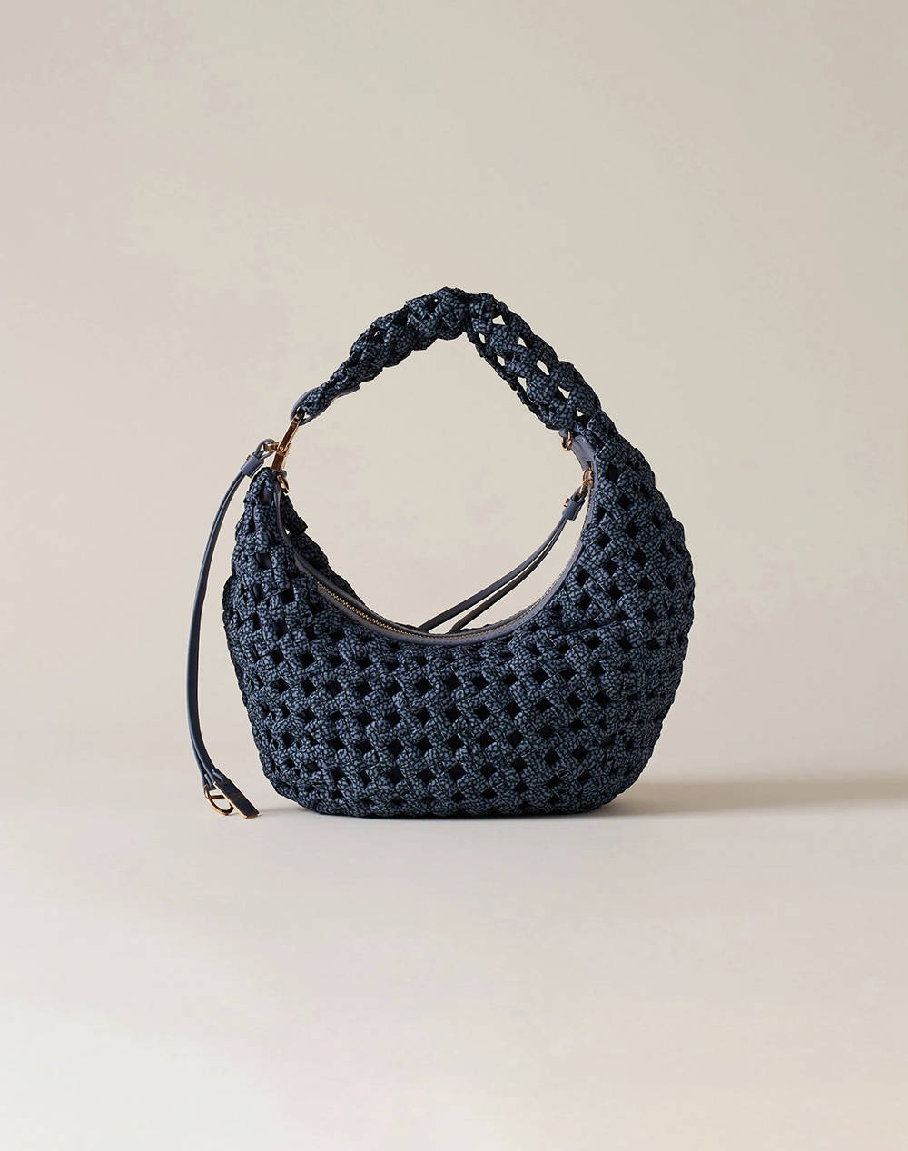 BORBONESE HOBO BAG LEATH (Размери: 24 х 15 х 10см)