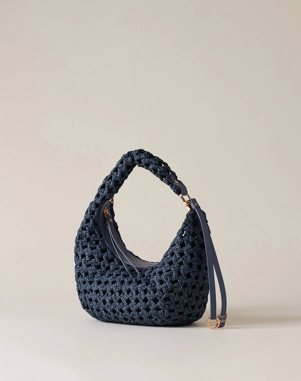 BORBONESE HOBO BAG LEATH (Размери: 24 х 15 х 10см)