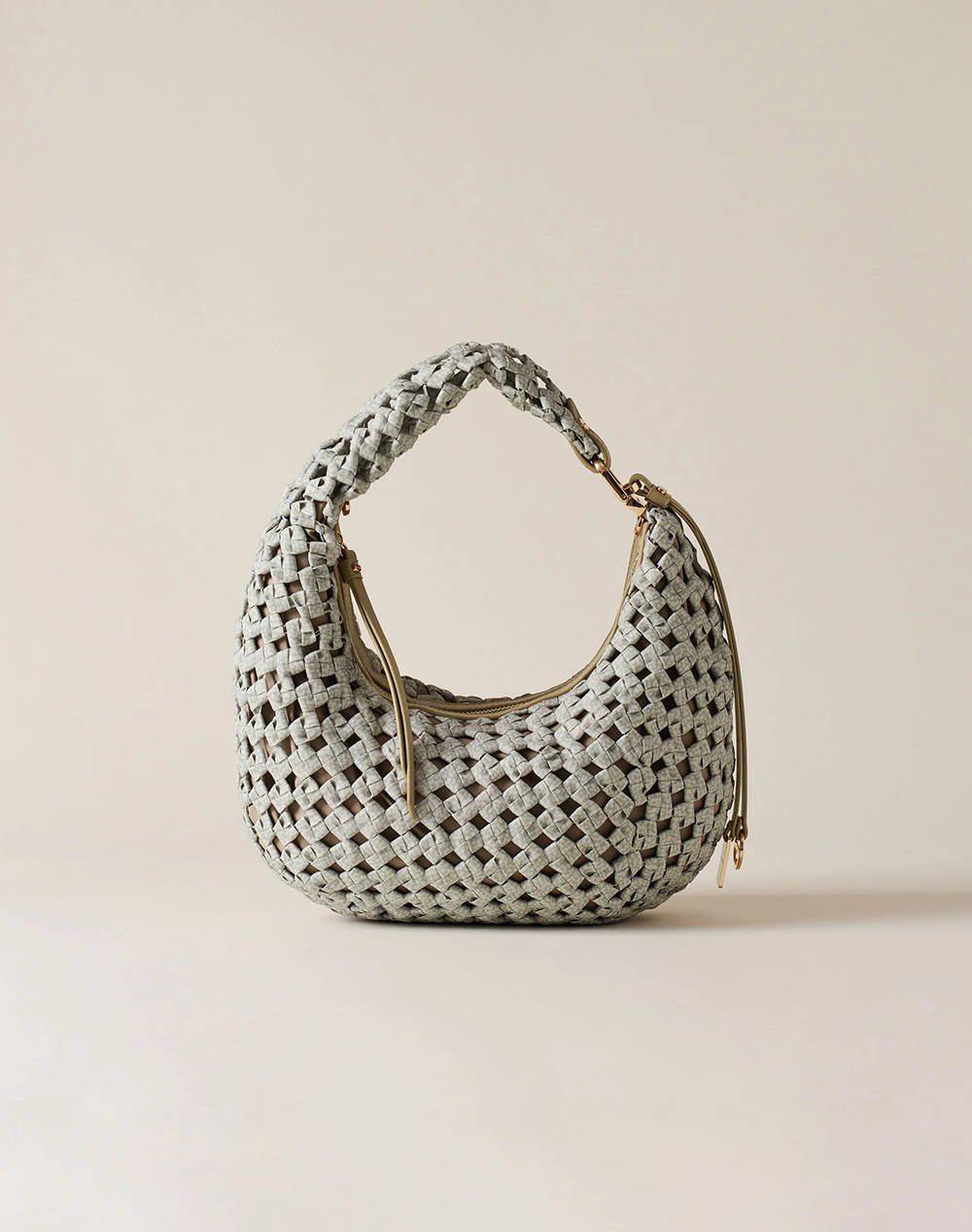 BORBONESE HOBO BAG LEATH (Размери: 24 х 15 х 10см)