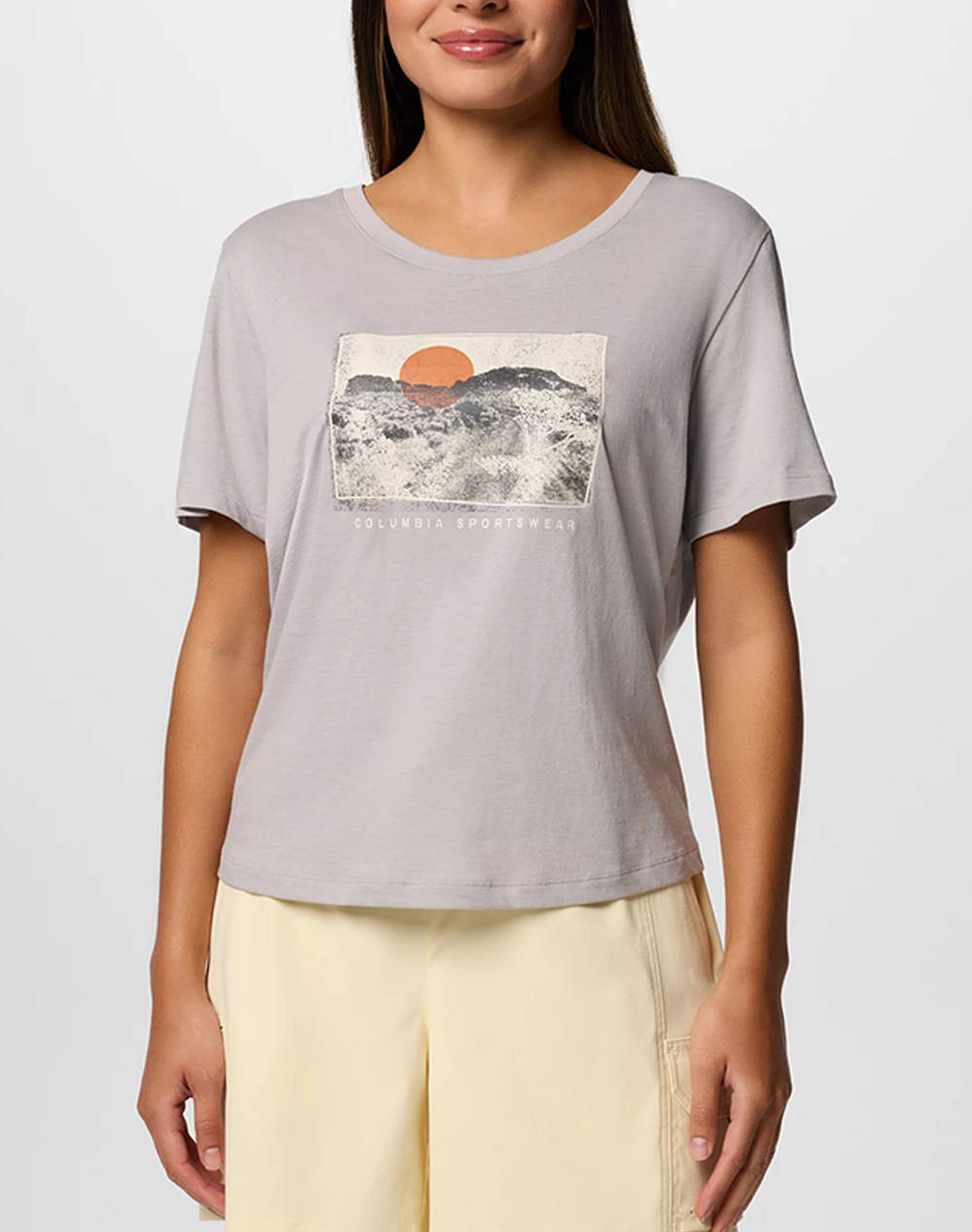COLUMBIA ДАМСКА ТЕНИСКА Ruby Springs™ Graphic Scoop Neck SS